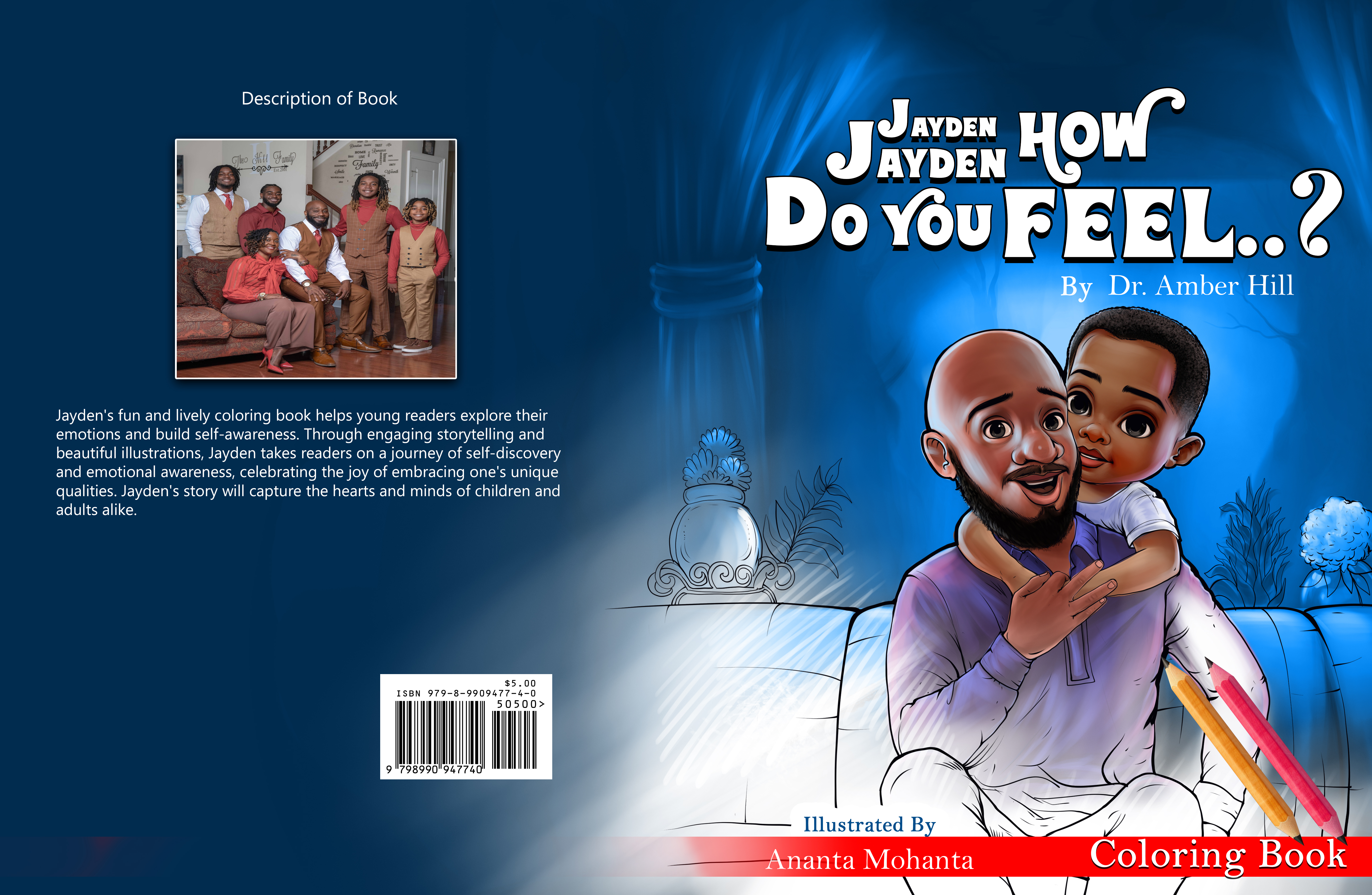 Jayden Jayden How Do You Feel...? Coloring Book cover